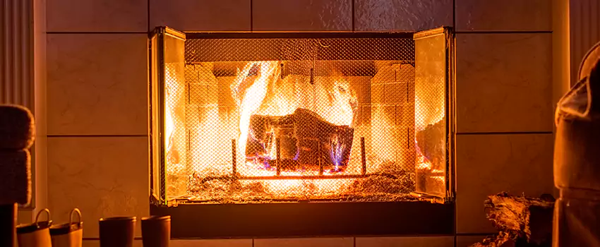 Mendota Hearth Landscape Fireplace Installation in Palmetto Bay, Florida