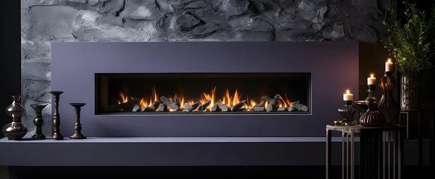 Ember Bed for Ventless Gas Fireplace in Palmetto Bay, FL