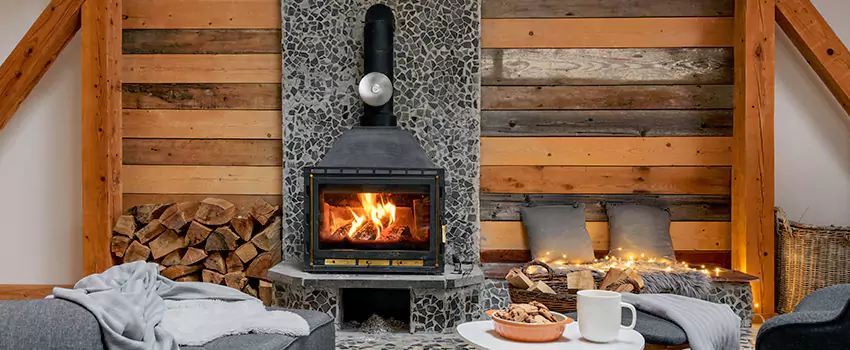 Thelin Hearth Products Direct Vent Gas Stove Fireplace Inspection in Palmetto Bay, Florida